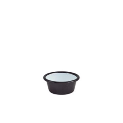 Picture of Enamel Ramekin Black 8cm Dia 90ml/3.2oz (12)