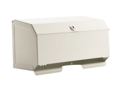 Picture of Jangro Hygiene Roll Dispenser White Metal 10"