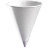 Picture of White Compostable Paper Water Cone Cup 4oz (Pack Of 200)