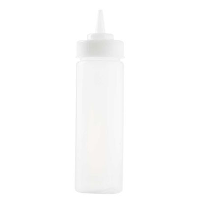 Picture of Widemouth Clear Squeeze Bottle With Tip Top 355ml (12)