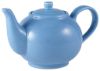 Picture of Genware Porcelain Blue Teapot 15.75oz (6)