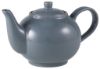 Picture of Genware Porcelain Grey Teapot 15.75oz (6)