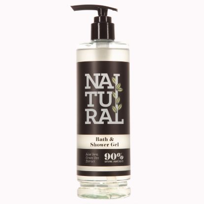 Picture of Eco 90% Natural Bath And Shower Gel 400ml Pump Dispenser (Case of 10)