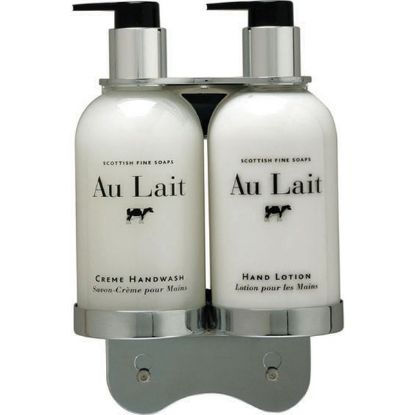 Picture of Double Bottle Holder For 300ml Pump Bottles Stainless Steel