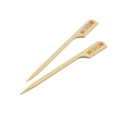 Picture of Bamboo Steak Markers 9cm/3.5"" Medium (100pcs)