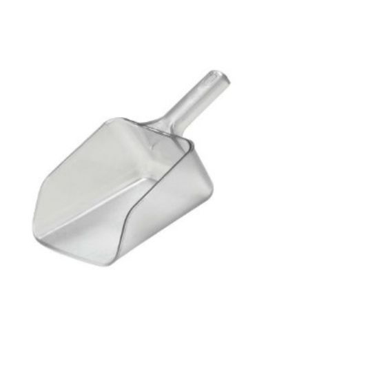 Picture of Genware Solid Black Butlers Tray With Metal Handles 65 X 49cm