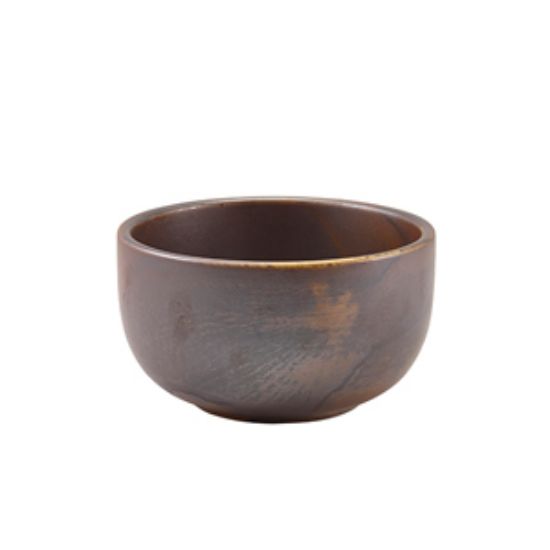 Picture of Terra Porcelain Rustic Copper Round Bowl 12.5cm (6)
