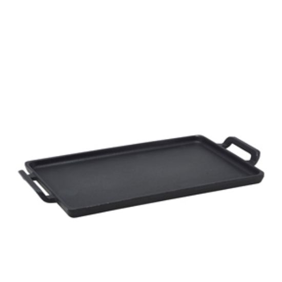 Picture of Genware Cast Iron Rectangular Platter 25 X 15.5cm