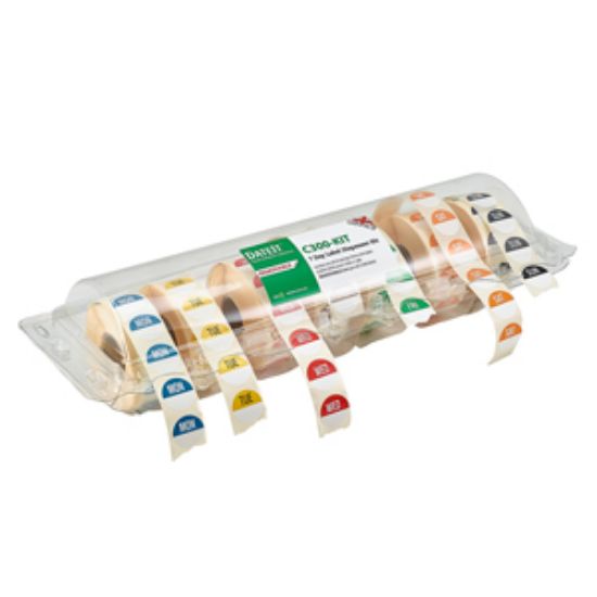 Picture of 19mm Removable Day Of The Week Labels 7 Days W/Dispenser (7 X 1000)