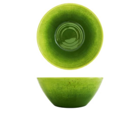 Picture of Light Green Glazed Melamine Casablanca Bowl 24.5 X 10cm