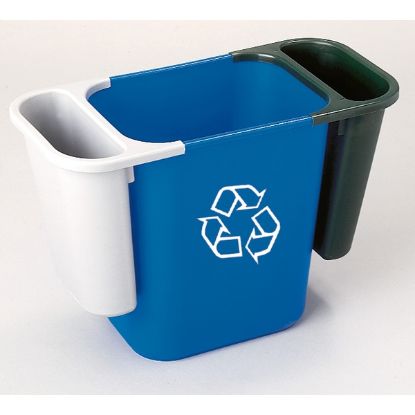 Picture of Rubbermaid Waste Basket For Deskside Bin - Black