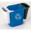 Picture of Rubbermaid Waste Basket For Deskside Bin - Black