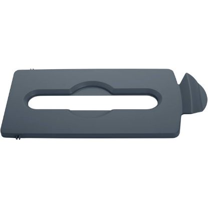 Picture of Rubbermaid Slim Jim Recycling Centre Paper Slot Lid - Grey