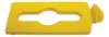 Picture of Rubbermaid Slim Jim Recycling Centre Mixed Recycling Lid - Yellow