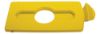 Picture of Rubbermaid Slim Jim Recycling Centre - Bottle Cans Lid - Yellow