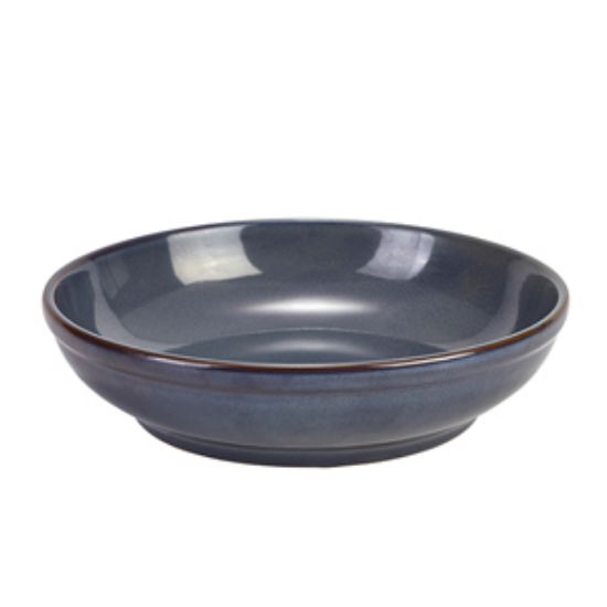 Picture of Terra Stoneware Rustic Blue Coupe Bowl 27.5cm (6)