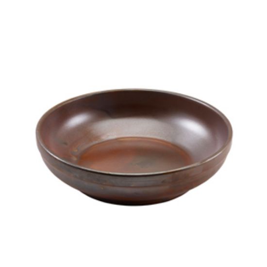 Picture of Terra Porcelain Rustic Copper Coupe Bowl 20cm (6)