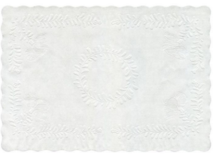 Picture of Embossed Tray Paper White 22x15" (Case of 1000)