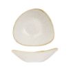 Picture of Churchill Stonecast Triangle Bowl 7" Barley White (Case Of 12)