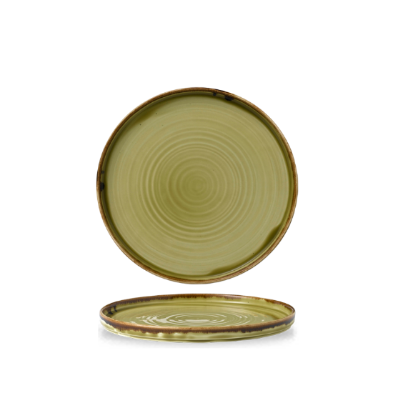 Picture of Harvest Green Walled Plate 8.67" (Case Of 6)