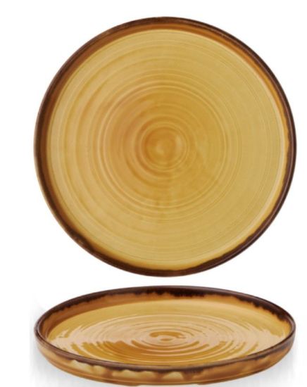 Picture of Harvest Mustard Walled Plate 8.67" (Case Of 6)