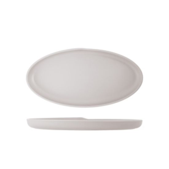 Picture of White Copenhagen Oval Melamine Dish 40 X 20cm