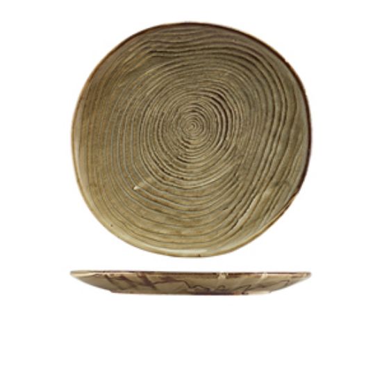 Picture of Terra Porcelain Grey Organic Plate 28.5cm (6)