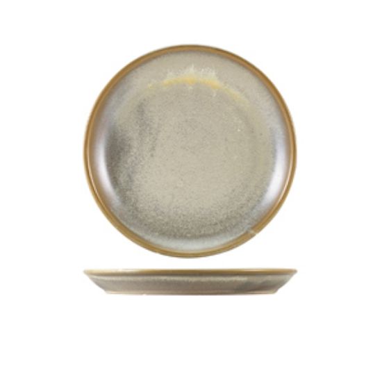 Picture of Terra Porcelain Matt Grey Coupe Plate 19cm (6)