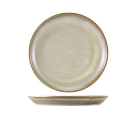 Picture of Terra Porcelain Matt Grey Coupe Plate 24cm (6)