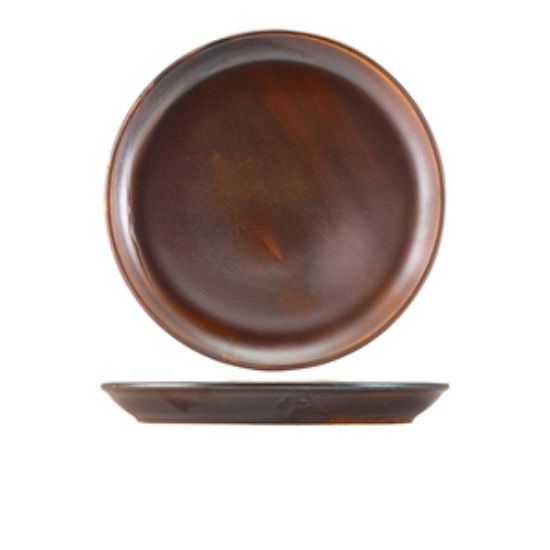 Picture of Terra Porcelain Rustic Copper Coupe Plate 27.5cm (6)