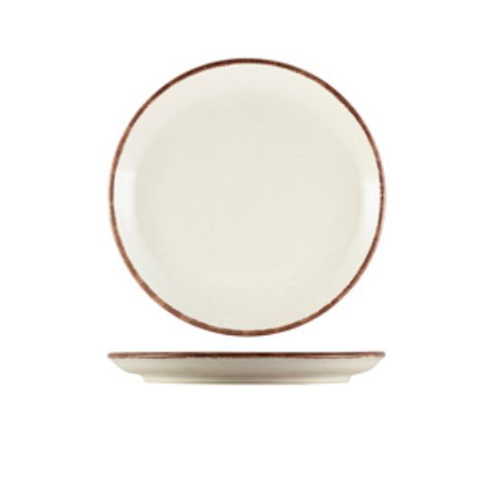 Picture of Terra Stoneware Sereno Brown Coupe Plate 19cm (6)