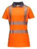 Picture of Ladies Pro Polo Shirt Orange Size XL