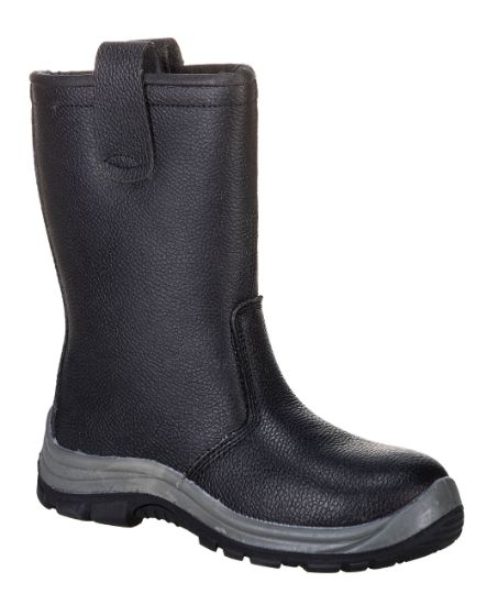 Picture of Steelite Rigger Boot Fur Lined Black Size 8