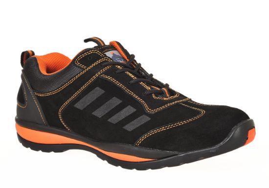 Picture of Steelite Lusum Safety Trainer S1p Black/Orange Size 10