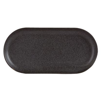 Picture of Seasons Graphite Narrow Oval Plate 30cm (Case Of 6)