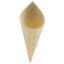 Picture of Genware Disposable Wooden Serving Cones 15.5cm (100pcs)