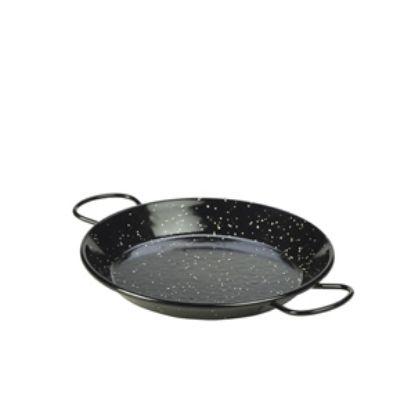 Picture of Black Enamel Paella Pan 20cm (6)