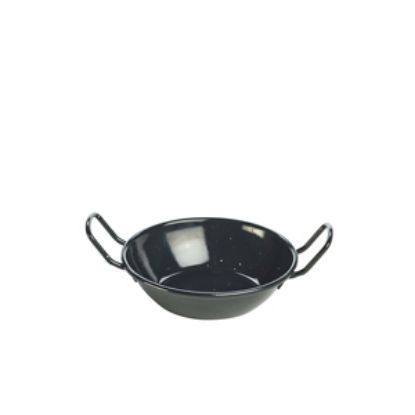 Picture of Black Enamel Dish 14cm (6)