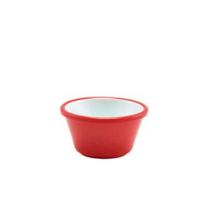 Picture of Two Tone Melamine Ramekin Red And White 59ml/2oz (24)
