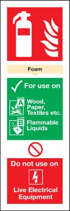 Picture of Foam Extinguisher Sign 300x100 S/A
