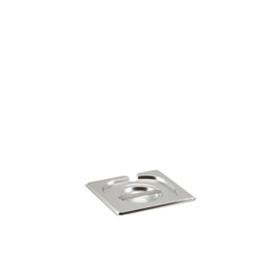 Picture of St/St Gastronorm Pan Notched Lid 1/6