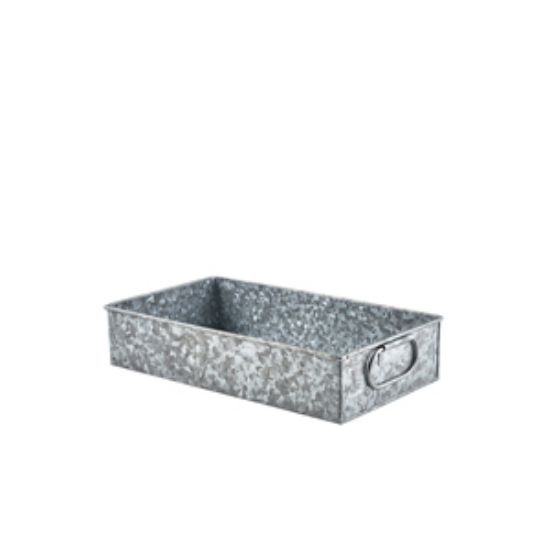Picture of Genware Galvanised Steel Display Tray GN1/3