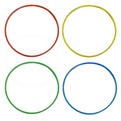 Picture of Unger Ergo! Set Of 4 Colour O-Rings