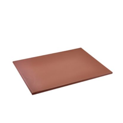 Picture of Genware Brown High Density Chopping Board 18 X 24 X 0.75""