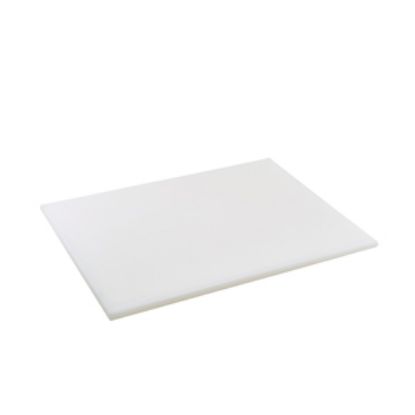 Picture of Genware White High Density Chopping Board 18 X 24 X 0.75""