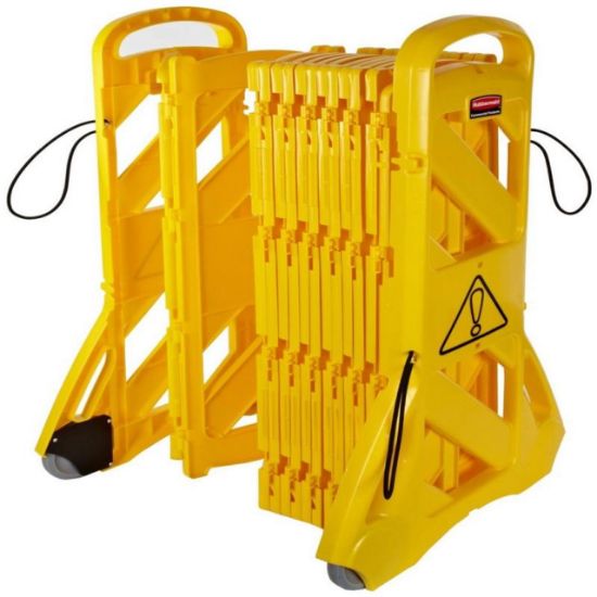 Picture of Rubbermaid 13ft Mobile Barrier 16 Panel Height 40 Inch