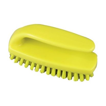 Picture of Hygiene Grippy Nail Brush Stiff 110mm Yellow
