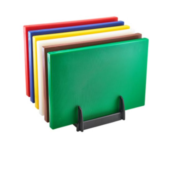 Picture of Low Density Chopping Board And Rack Set 18 X 12 X 1""