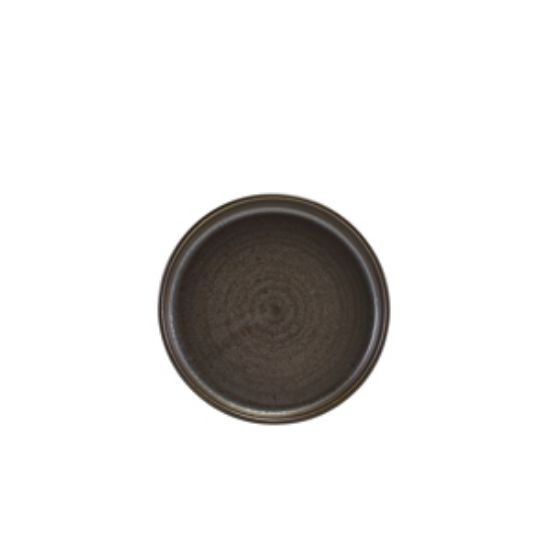 Picture of Terra Porcelain Black Low Presentation Plate 14cm (12)