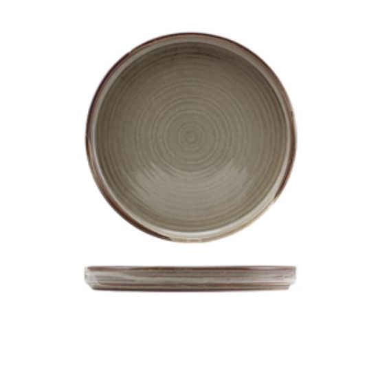Picture of Terra Porcelain Grey Low Presentation Plate 21cm (6)